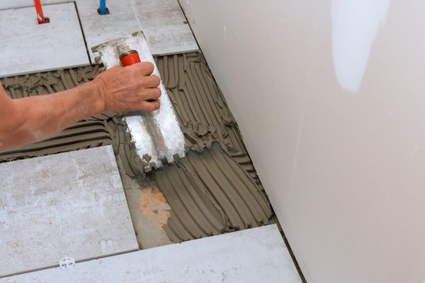 Bathroom Floor Renovation in Topeka